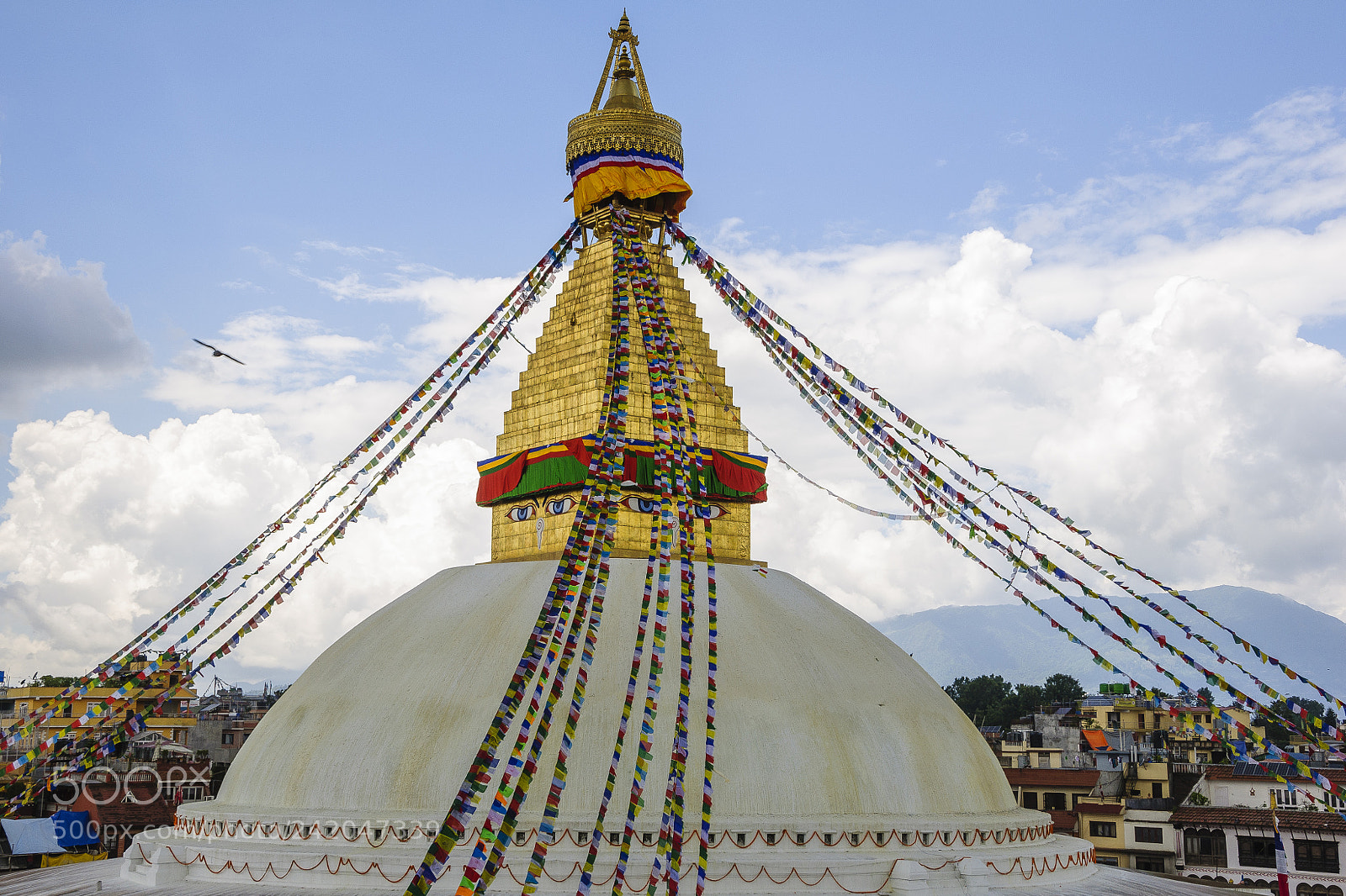 Nikon D90 sample photo. Boudhanath stupa photography