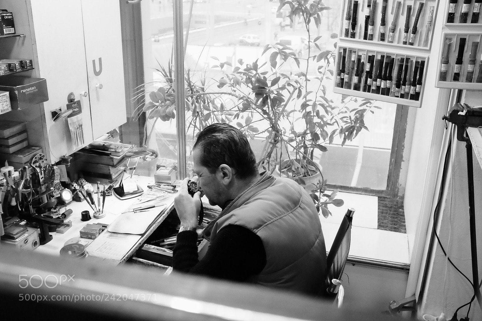 Fujifilm X100S sample photo. The horologist photography