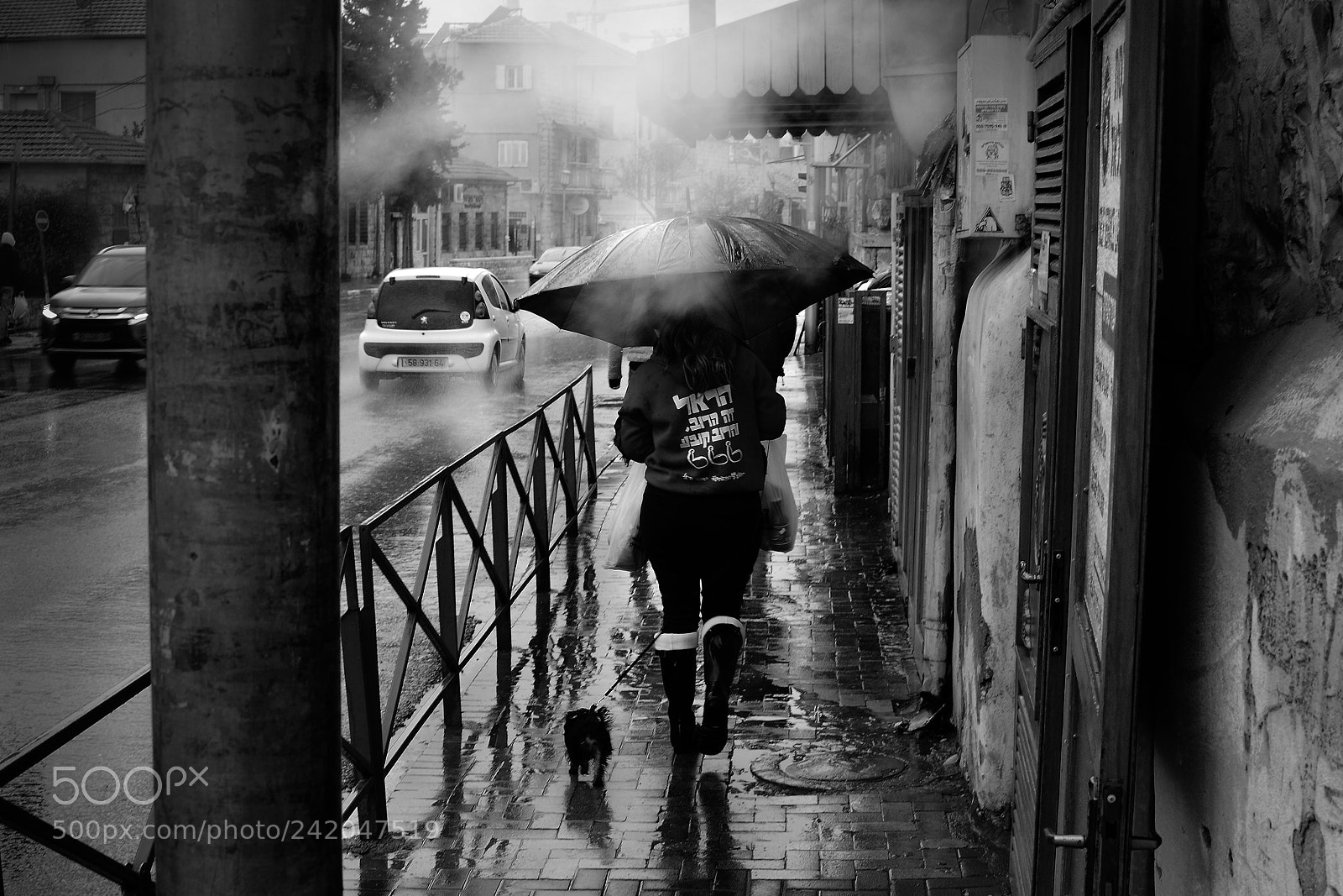 Nikon D3100 sample photo. Smoke on street photography