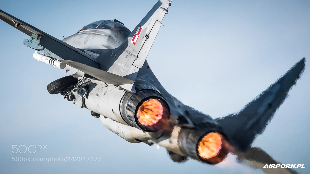 Nikon D500 sample photo. Mig-29ub fulcrum - polish photography