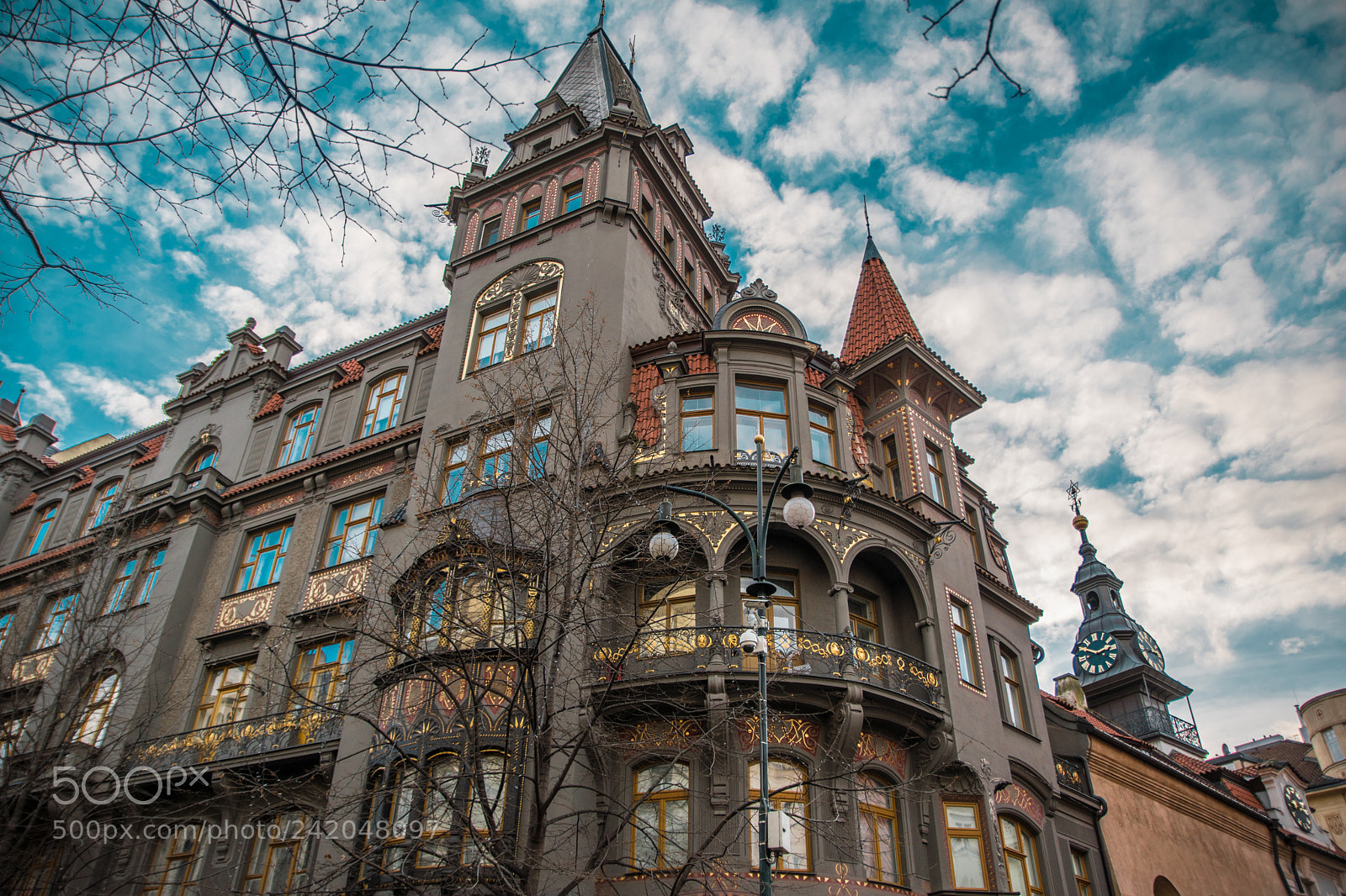 Nikon D5500 sample photo. House in prague photography