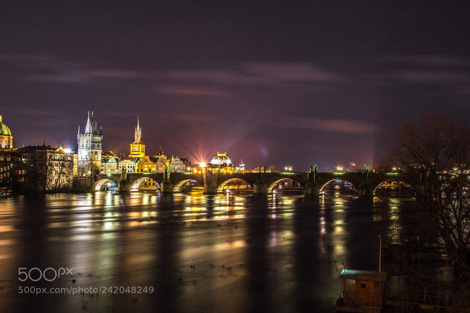 Nikon D5500 sample photo. Praga at night photography