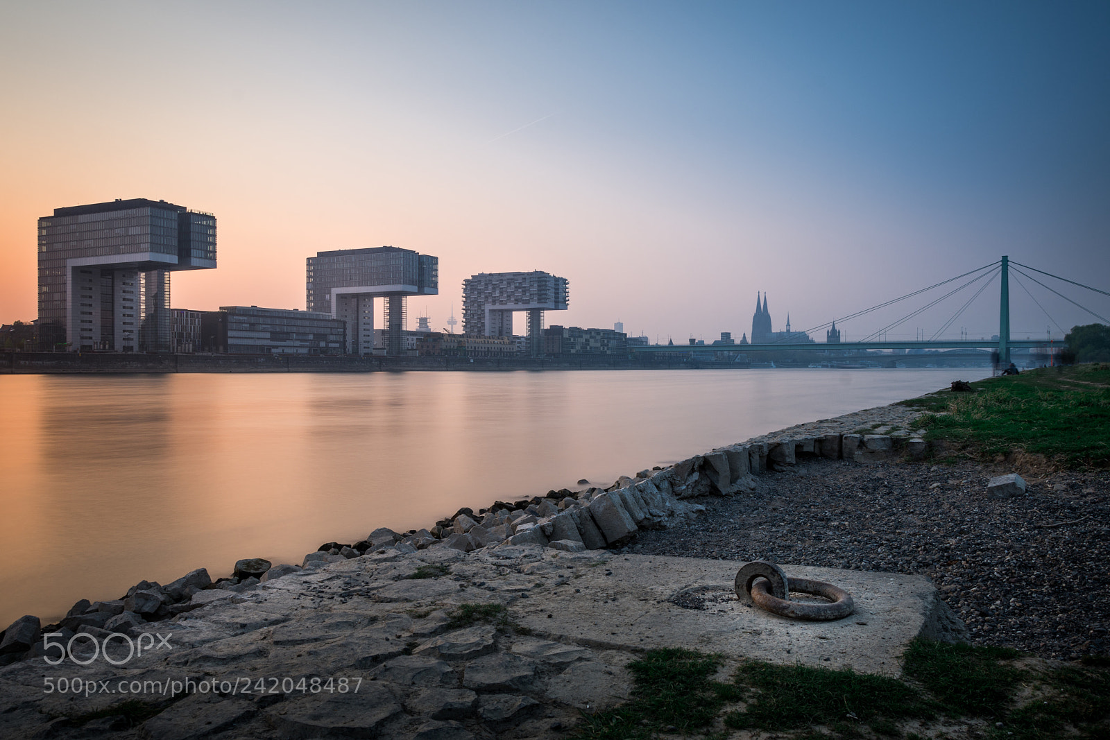 Nikon D7200 sample photo. Cologne at dusk photography