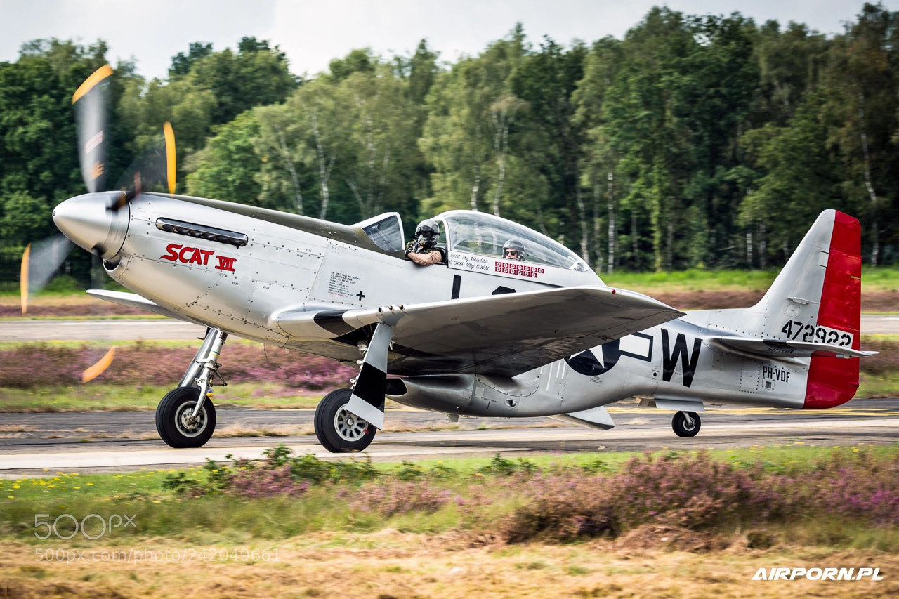 Nikon D500 sample photo. North american p-51d mustang photography