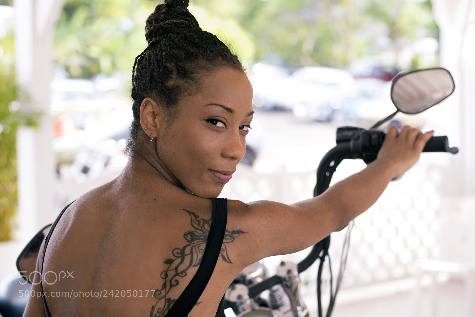 Nikon D7200 sample photo. Harley, babe and tatoo photography