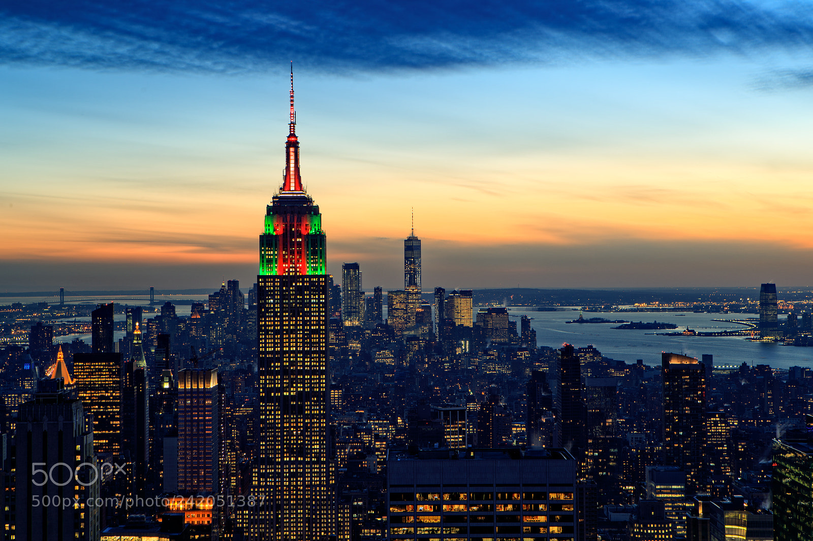Canon EOS-1D X Mark II sample photo. Xmas lights in ny photography