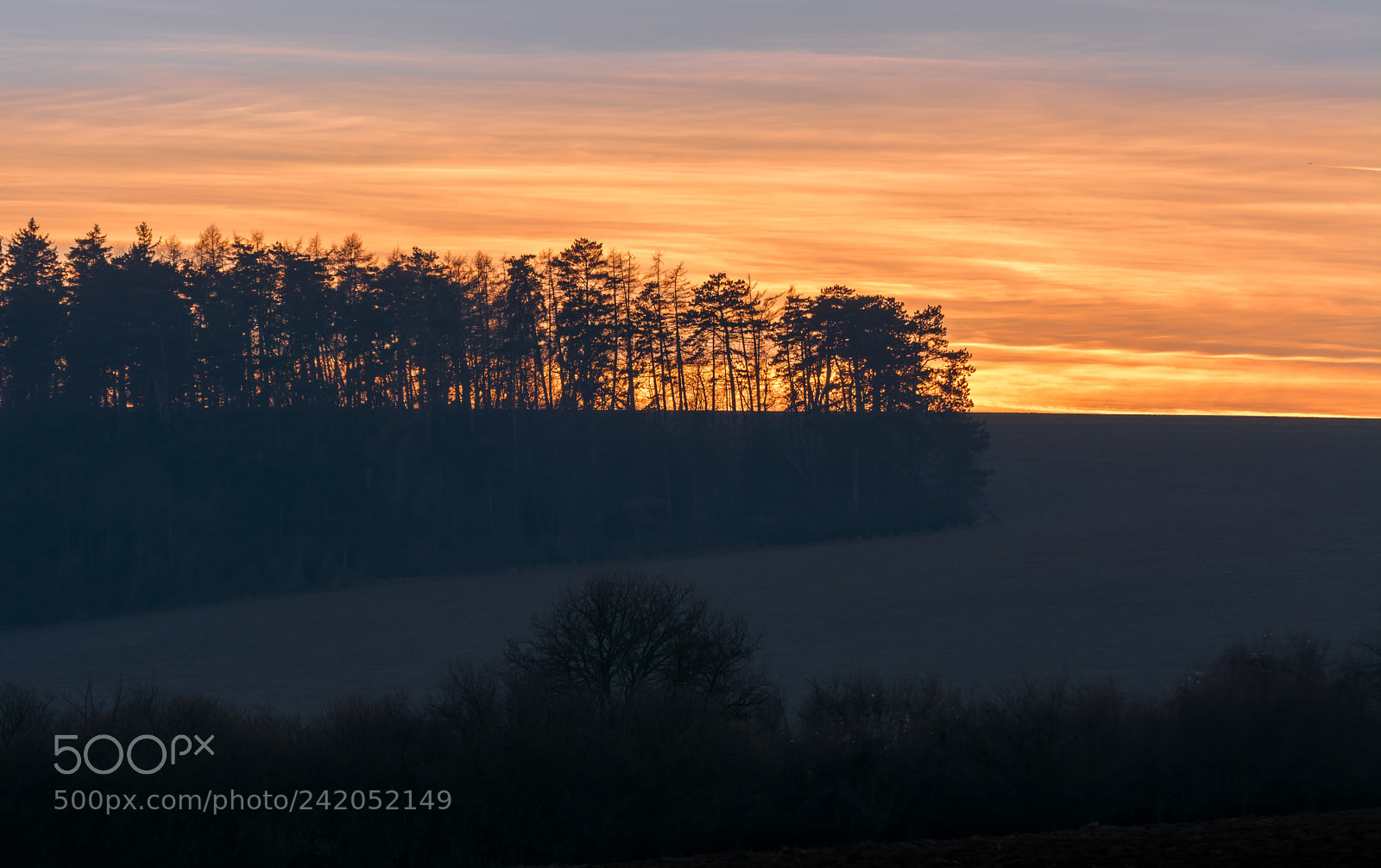 Nikon D7100 sample photo. Sunset behind horizon photography
