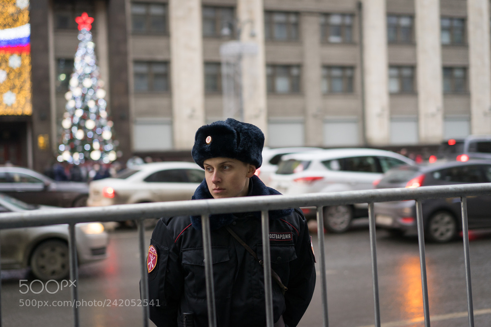 Sony a7 II sample photo. A policeman in moscow photography
