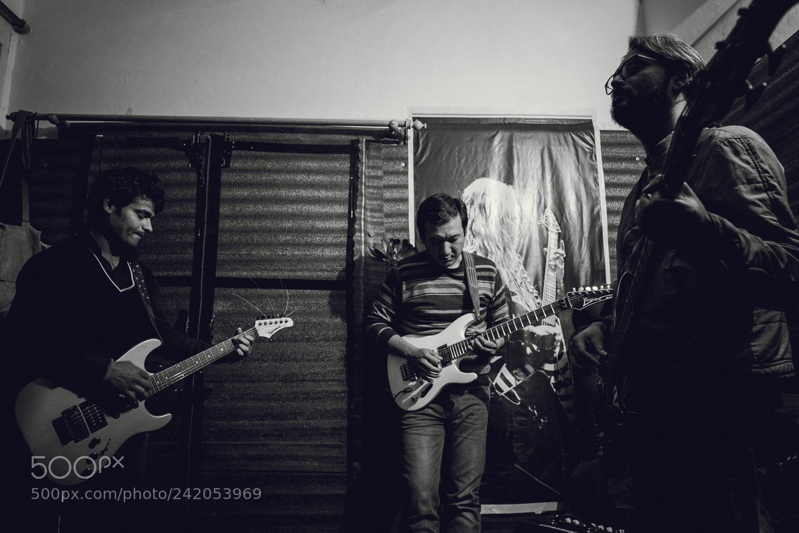 Sony a7S sample photo. Jamming with friends photography