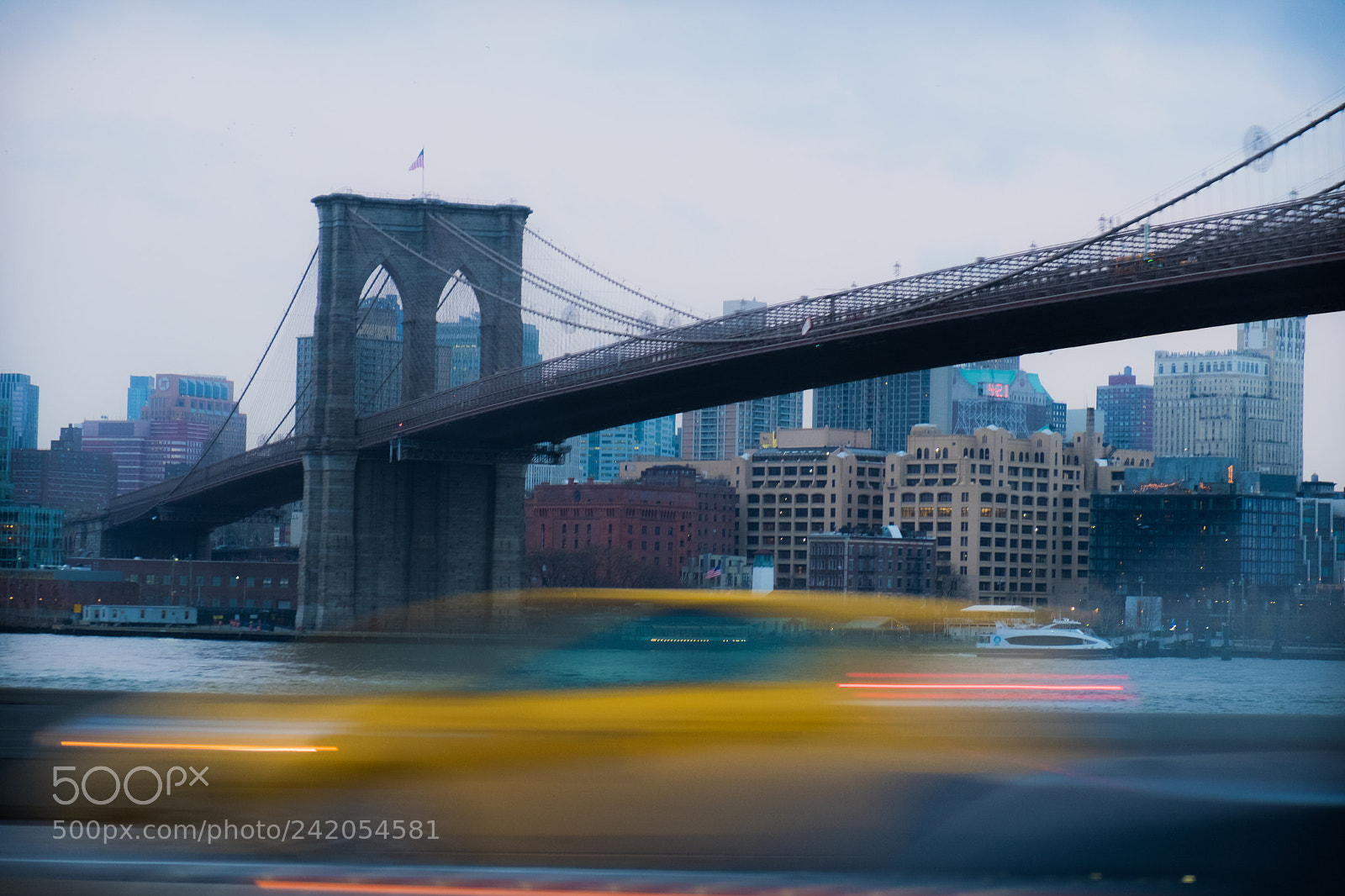 Fujifilm X-T2 sample photo. Car blur past bridge photography