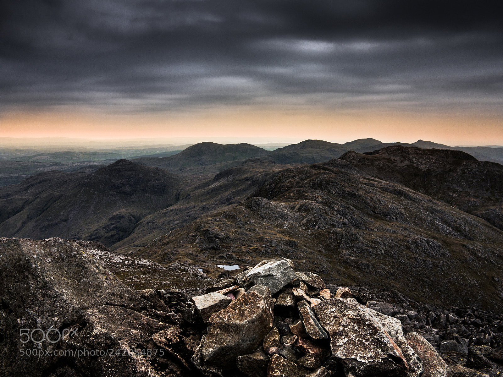Canon PowerShot G1 X sample photo. The summit of bowfell. photography