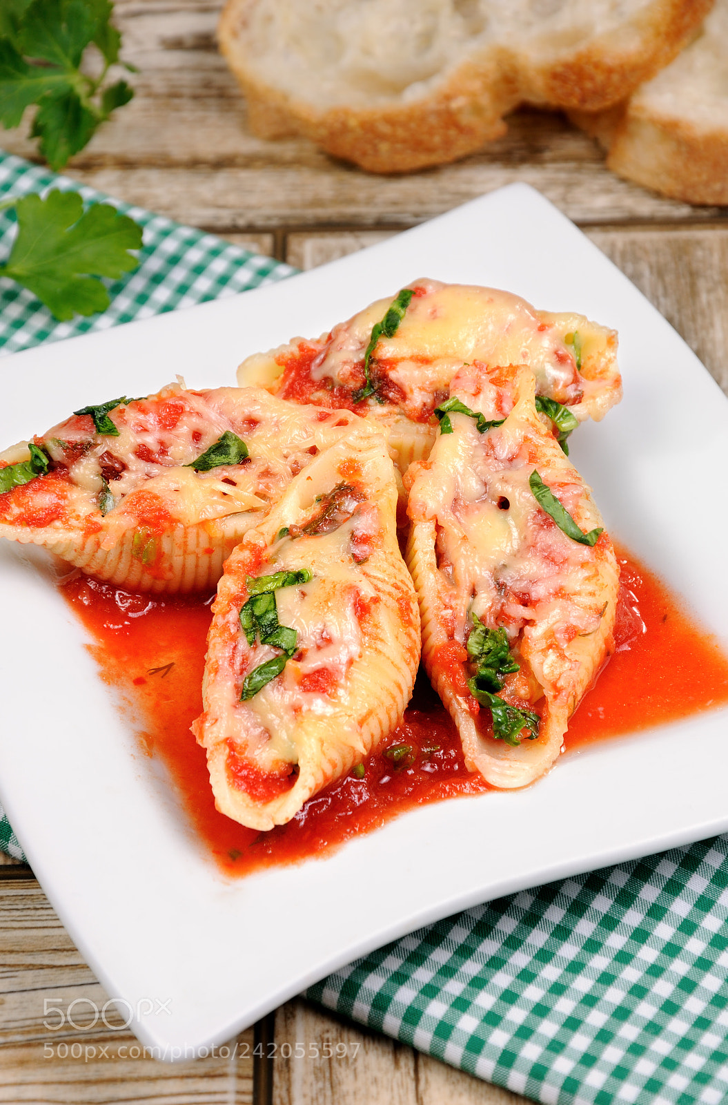 Nikon D90 sample photo. Pasta conchiglioni shells stuffed photography