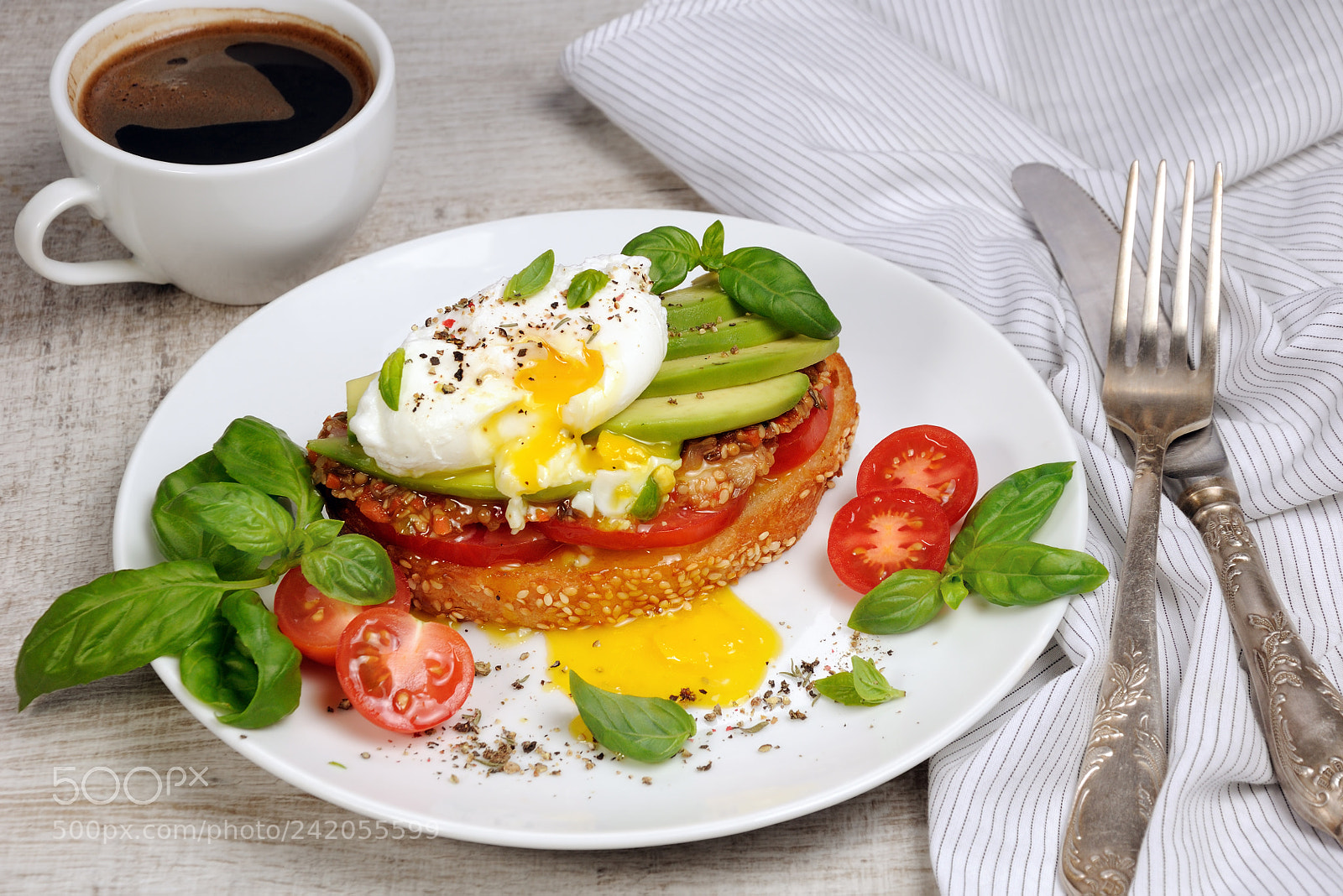 Nikon D90 sample photo. Egg poached on a photography