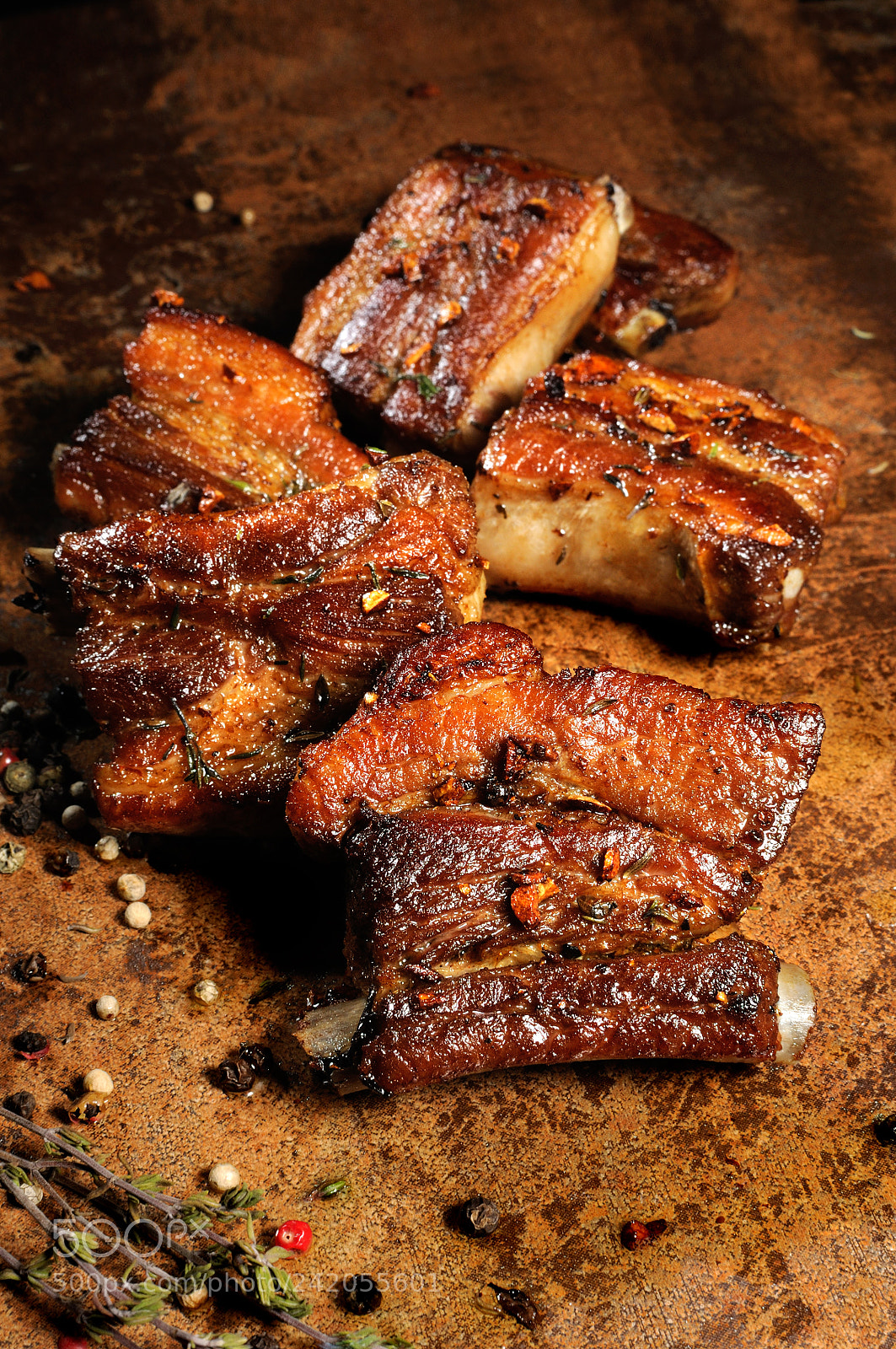 Nikon D90 sample photo. Fried pork ribs photography