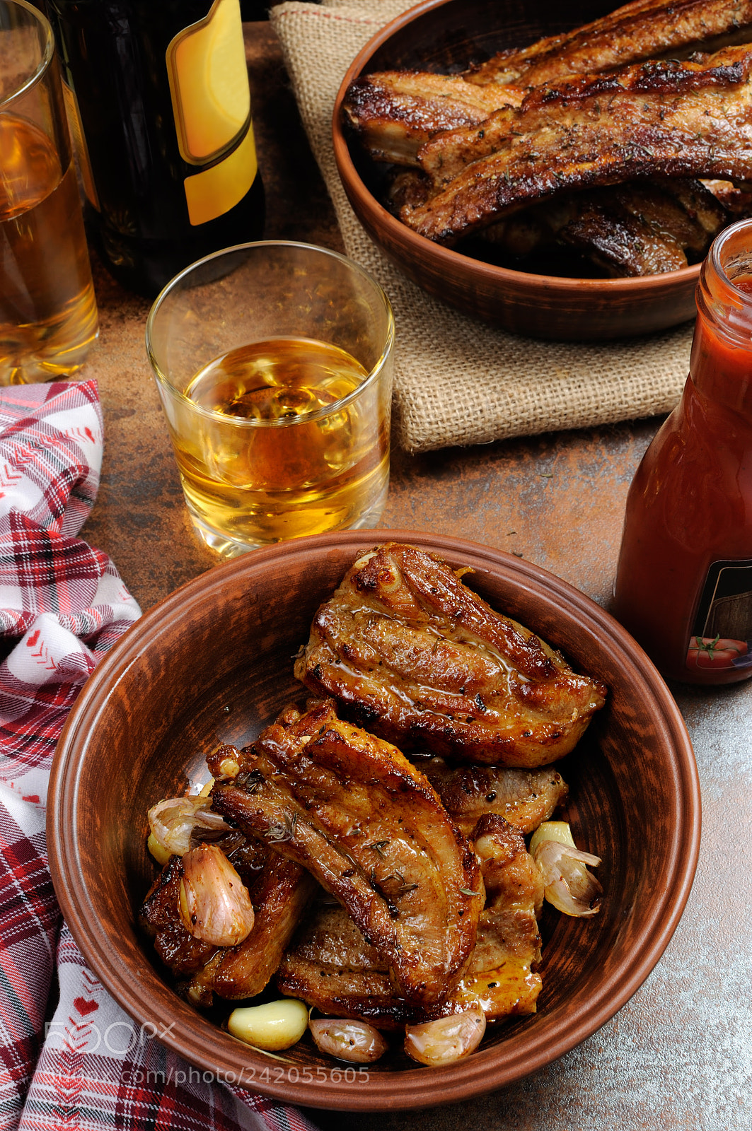 Nikon D90 sample photo. Fried pork ribs photography