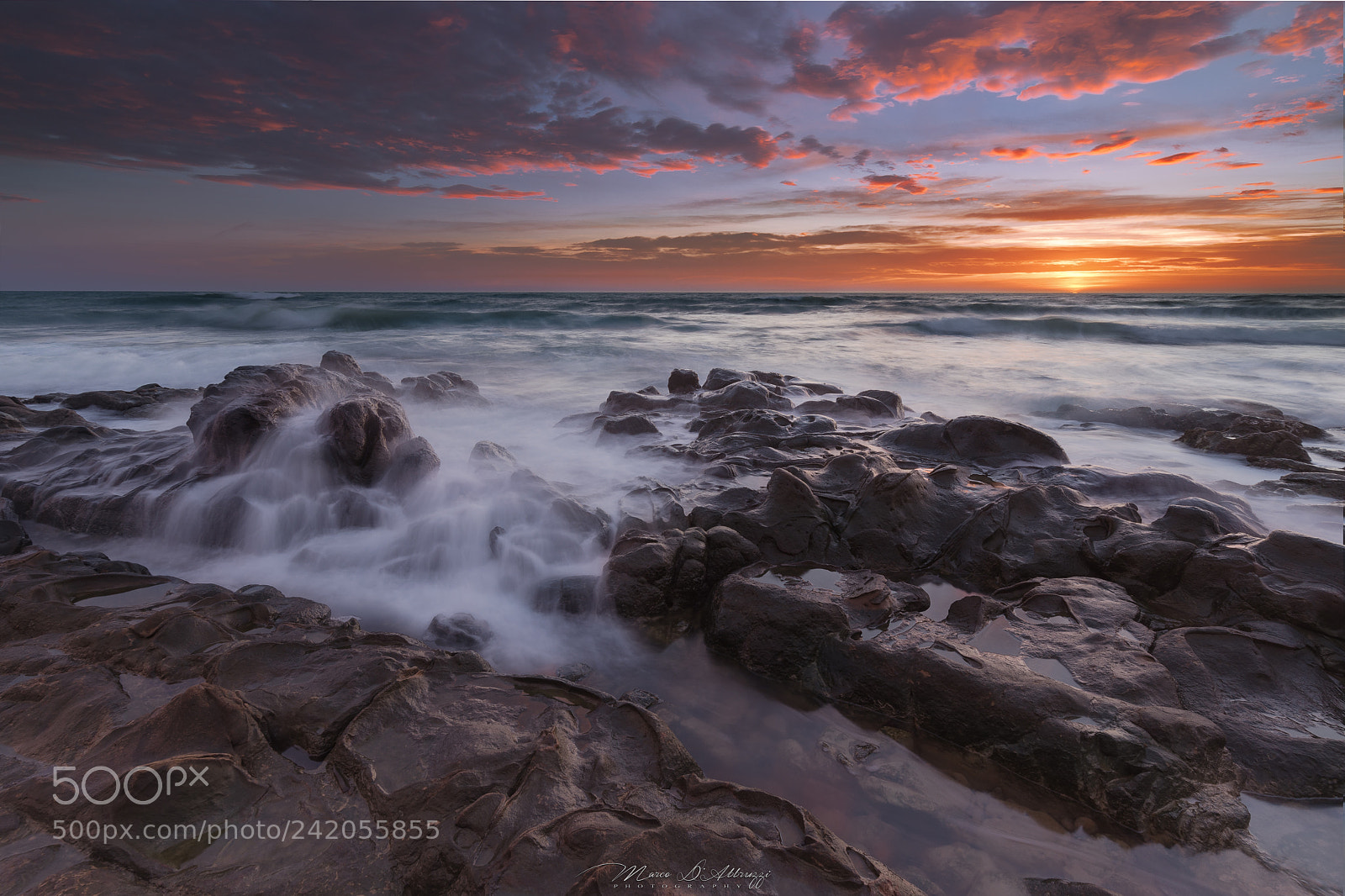Nikon D800E sample photo. Tramontino sulla costa laziale photography