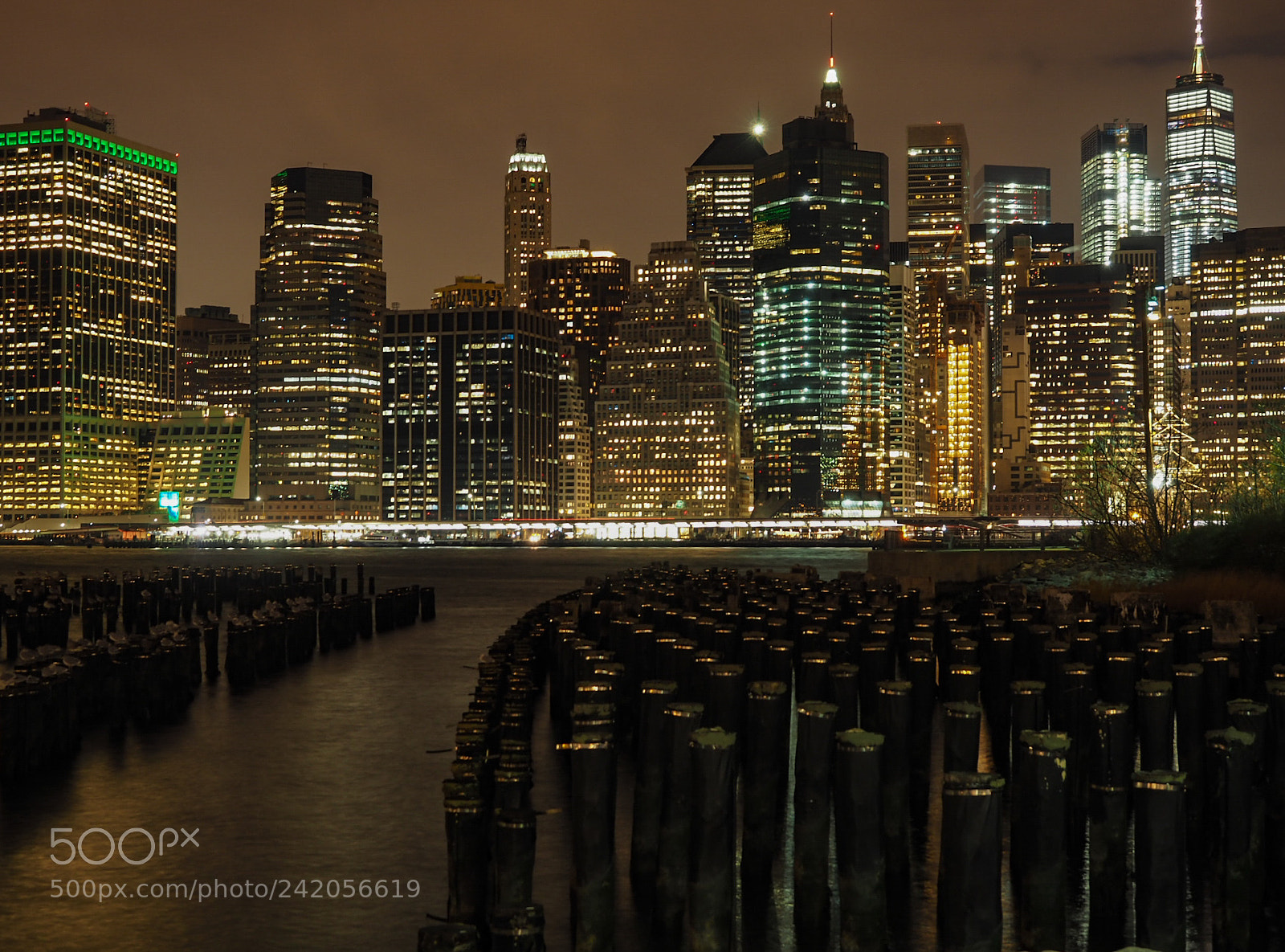 Olympus OM-D E-M5 II sample photo. Skyline by night photography