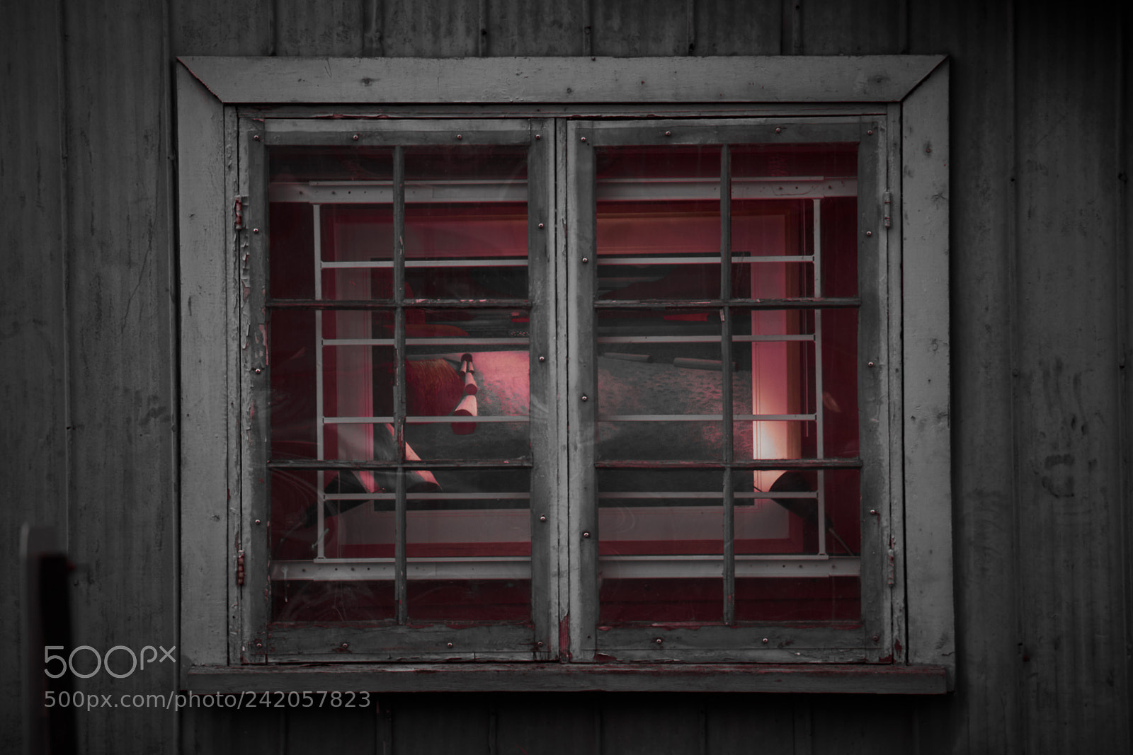 Sony a6500 sample photo. Painting behind the window photography