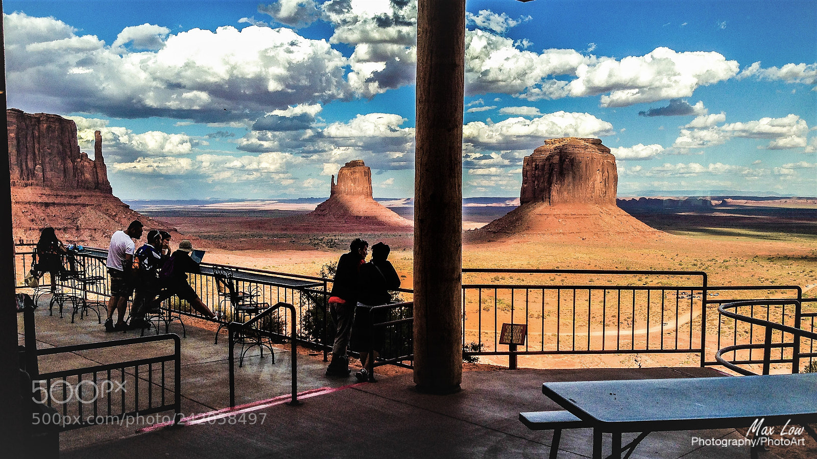 Apple iPhone 5 sample photo. Tourists in monument valley photography