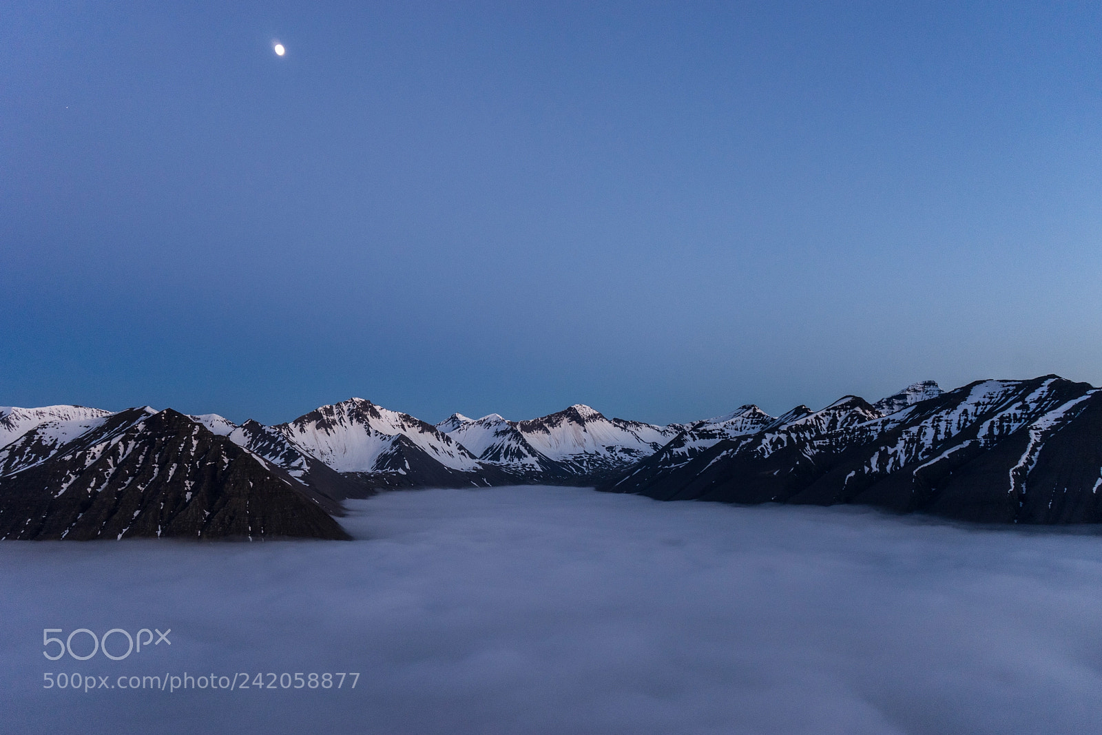 Sony a7 sample photo. Moonrise over the west photography
