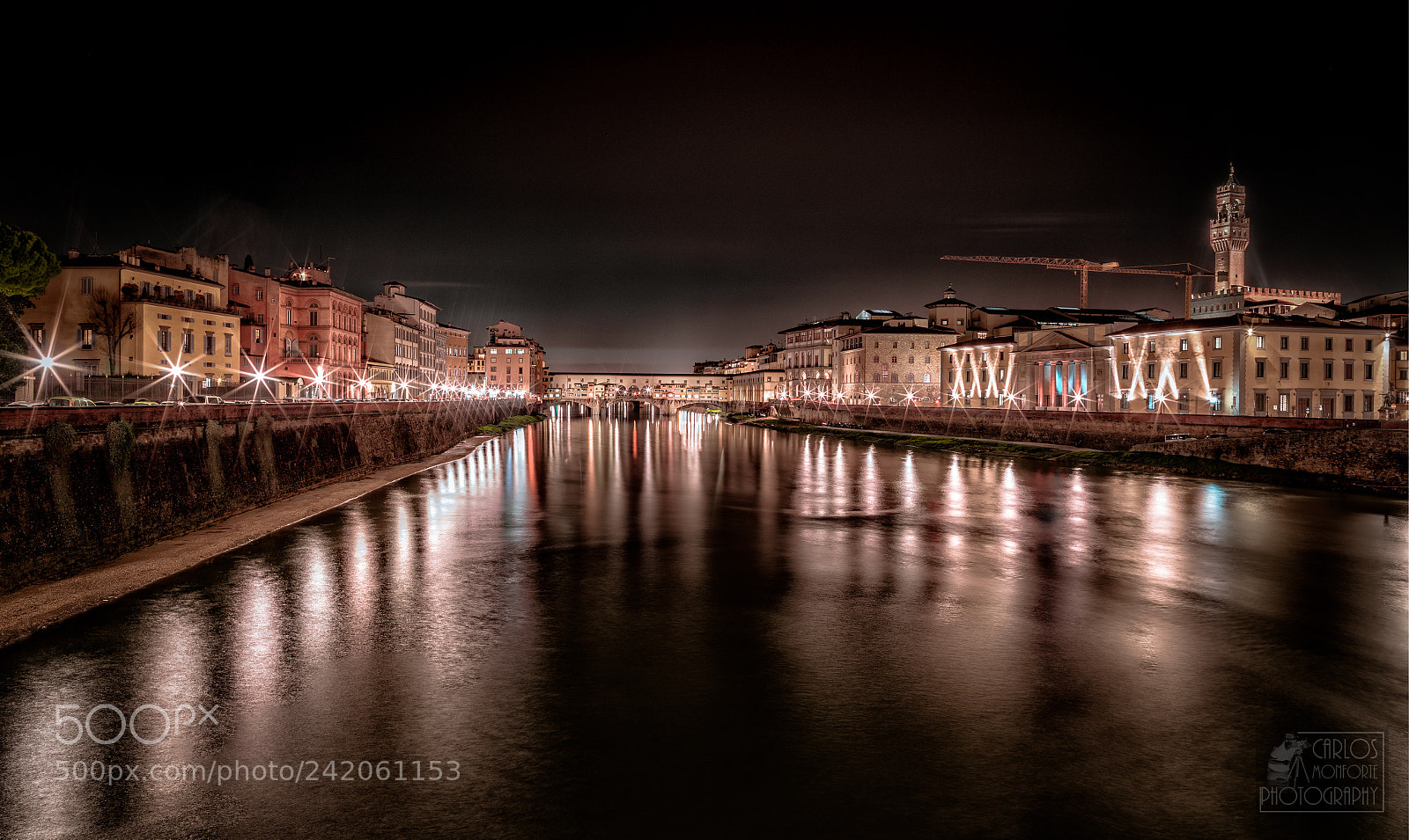 Canon EOS-1D X Mark II sample photo. Night over the ponte photography