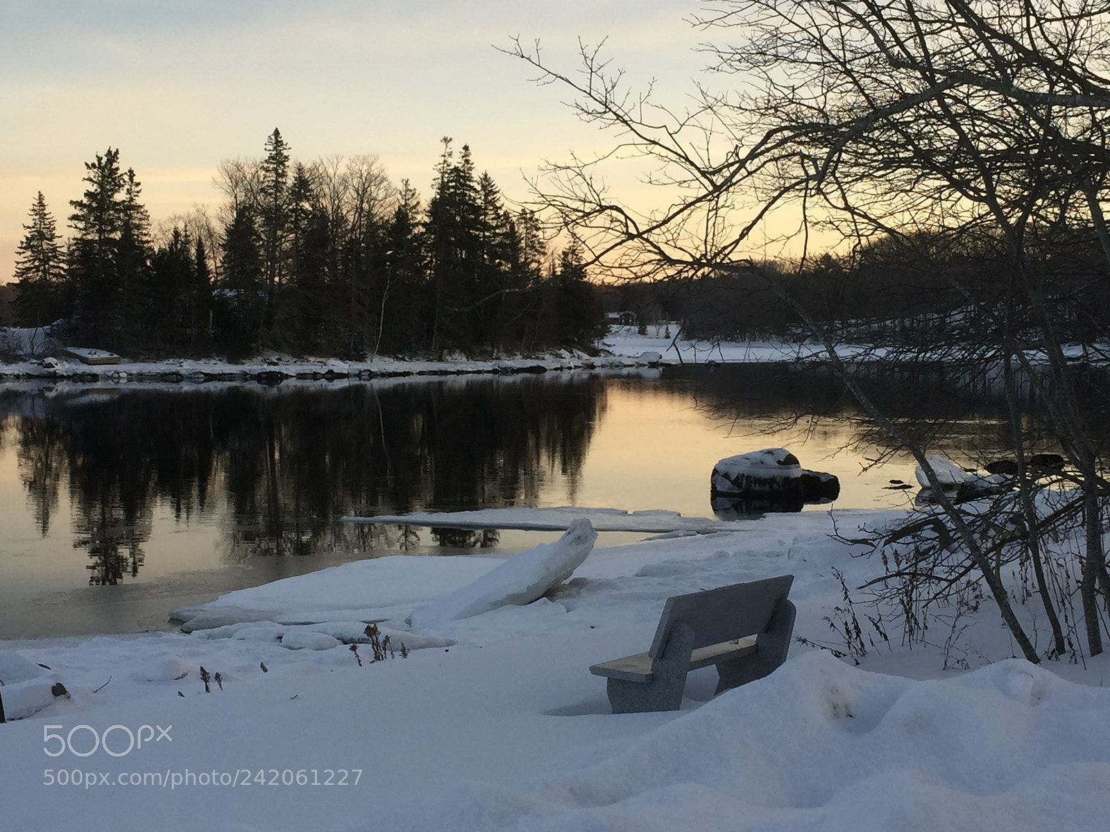 Apple iPhone 6 sample photo. A relaxing bench photography