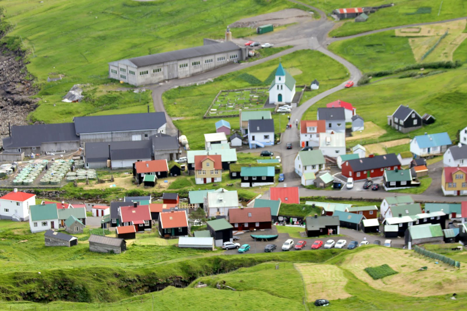 Canon EF 70-300mm F4-5.6 IS USM sample photo. Iceland village photography