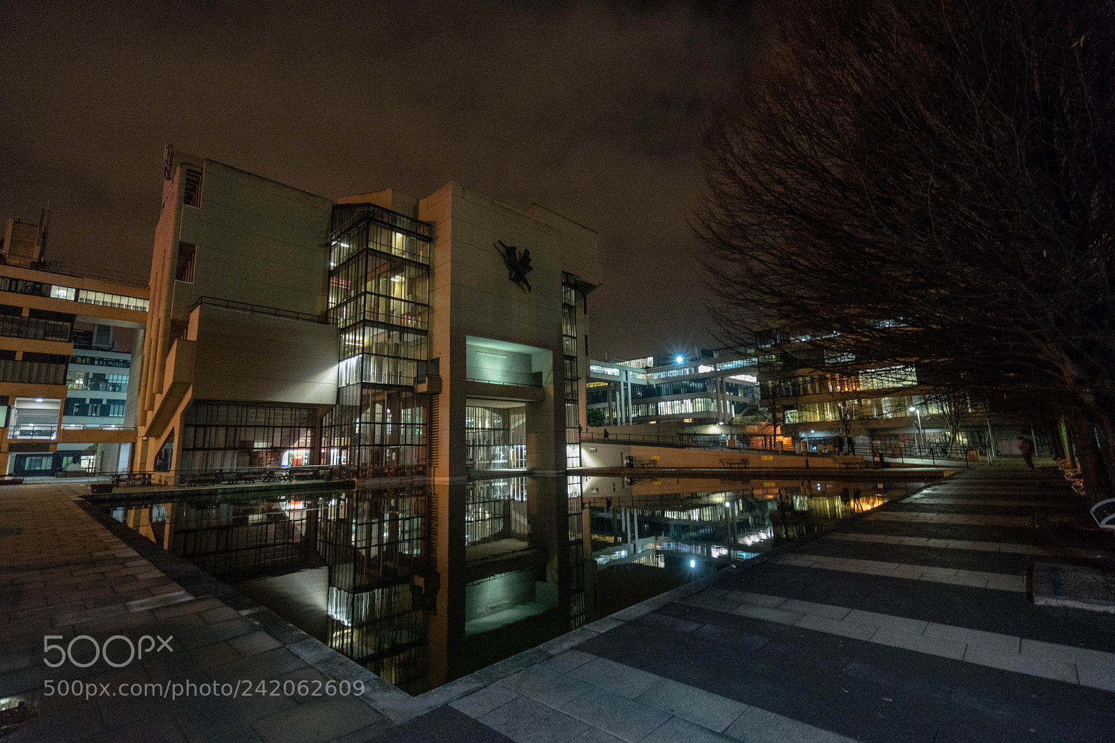 Sony a7 II sample photo. Pool and building 1 photography