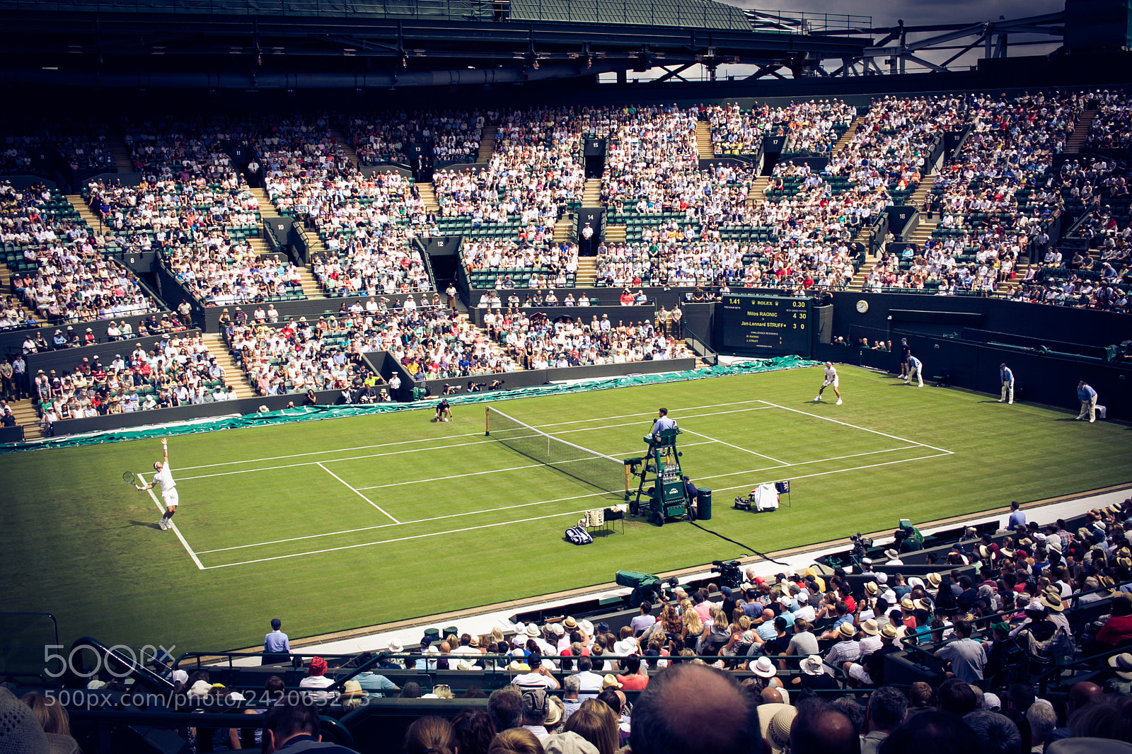 Canon EOS 50D sample photo. Wimbledon court 1 photography