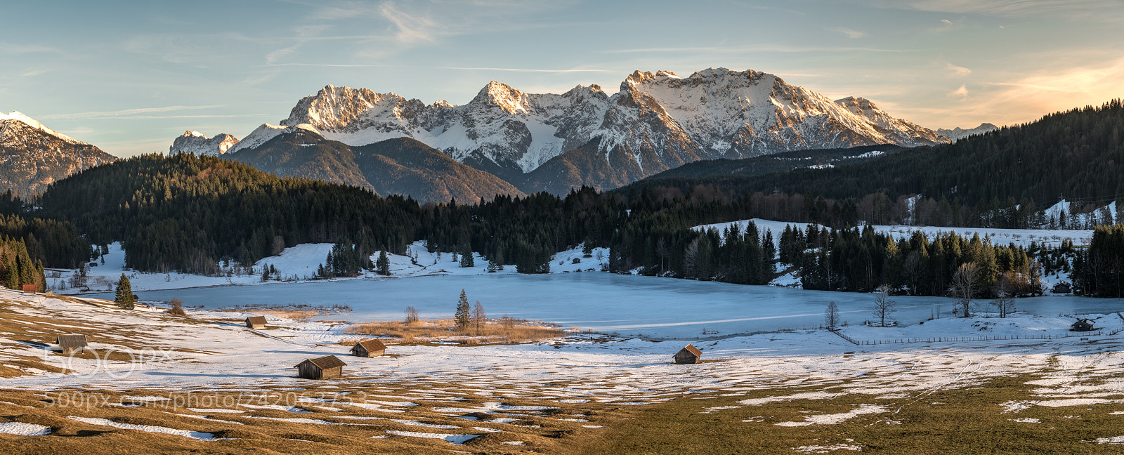 Nikon D850 sample photo. Sunset at zugspitze photography