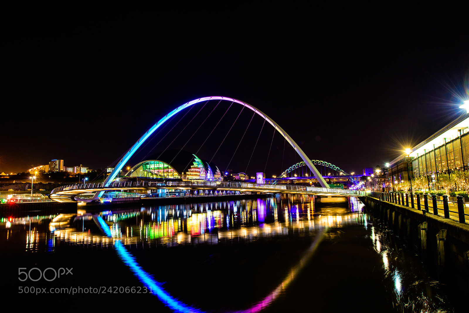 Nikon D800 sample photo. Newcastle quayside this evening photography