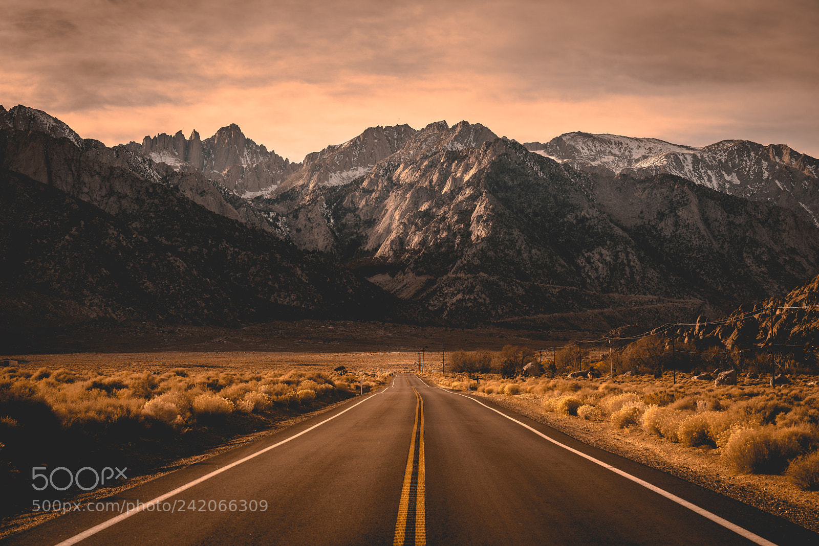 Nikon D810 sample photo. Road to mount whitney photography