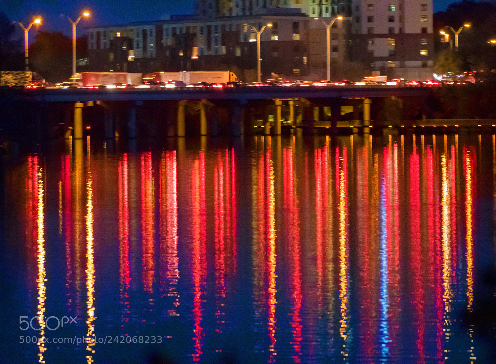 Nikon D500 sample photo. Abstract rush hour light photography