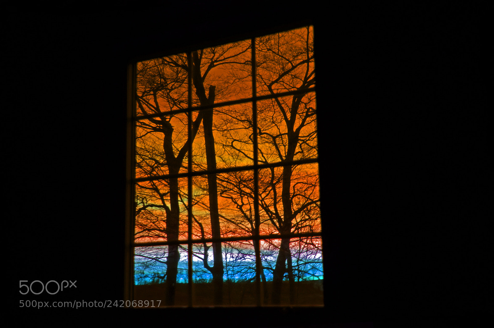 Nikon D90 sample photo. Orange window photography