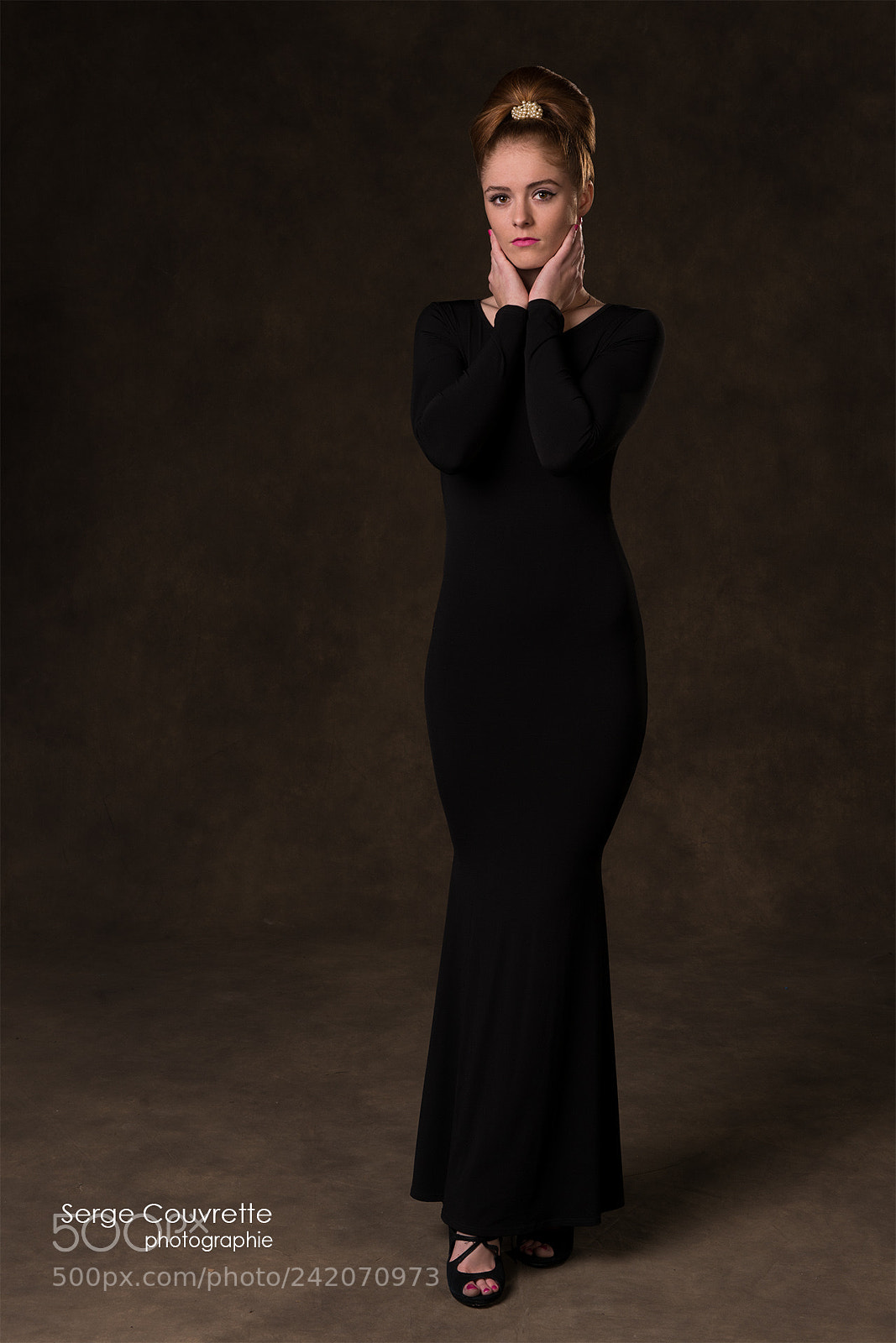 Nikon D800 sample photo. Classy black dress photography