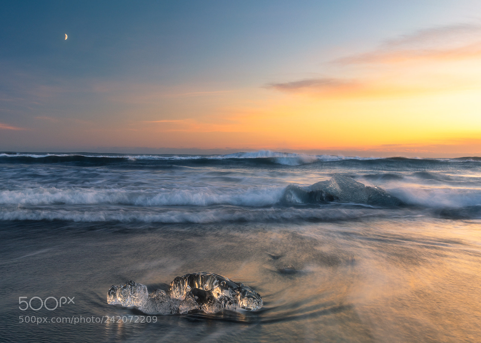 Nikon D850 sample photo. Diamond beach photography