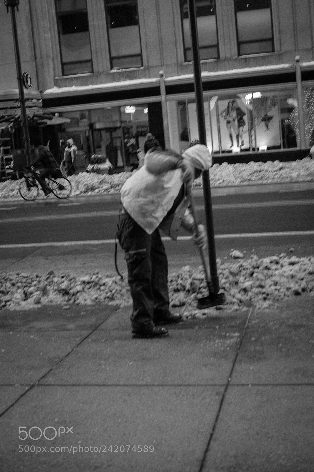 Fujifilm X-T2 sample photo. Streetworker photography