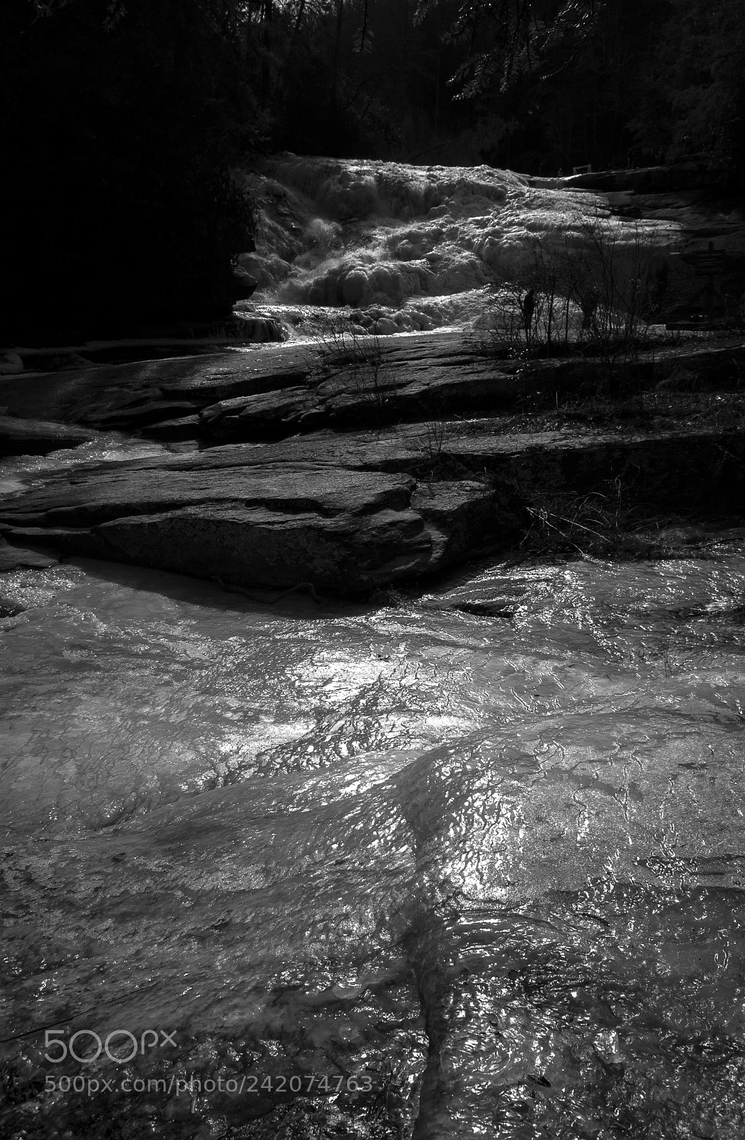 Nikon D5000 sample photo. Ice flow photography