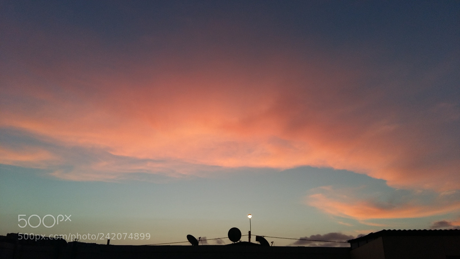 Samsung Galaxy A5 sample photo. Nubes rosas photography