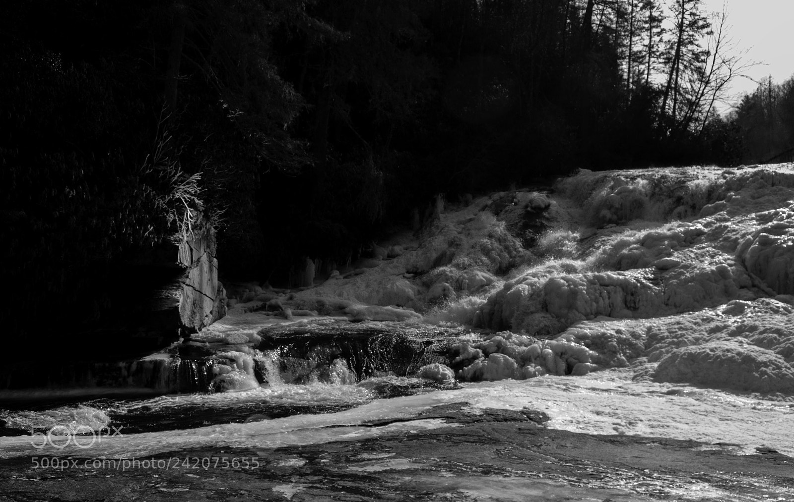 Nikon D5000 sample photo. Icefall photography