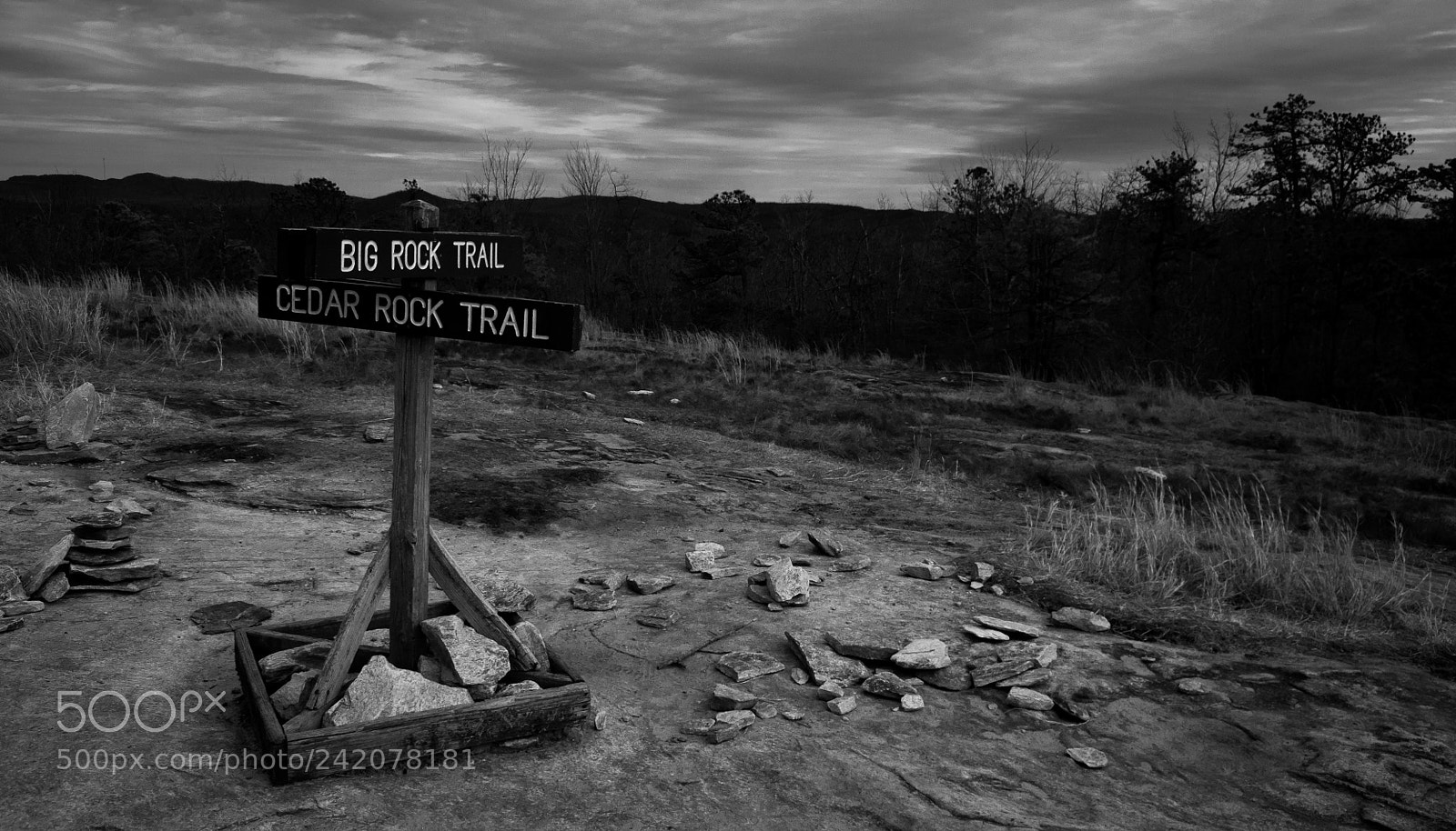Nikon D5000 sample photo. Trail marker photography