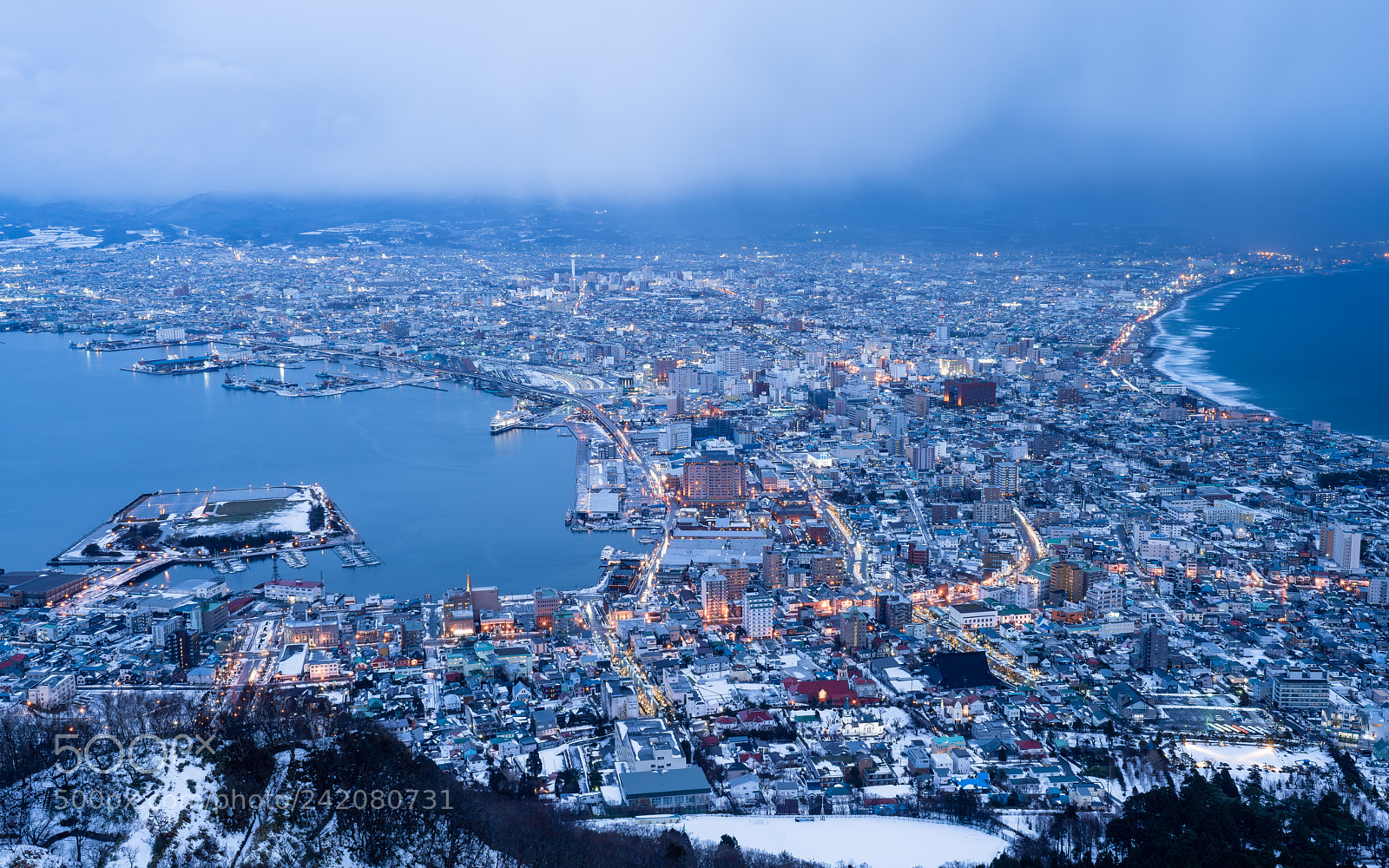 Sony a99 II sample photo. Nightview in hakodate photography
