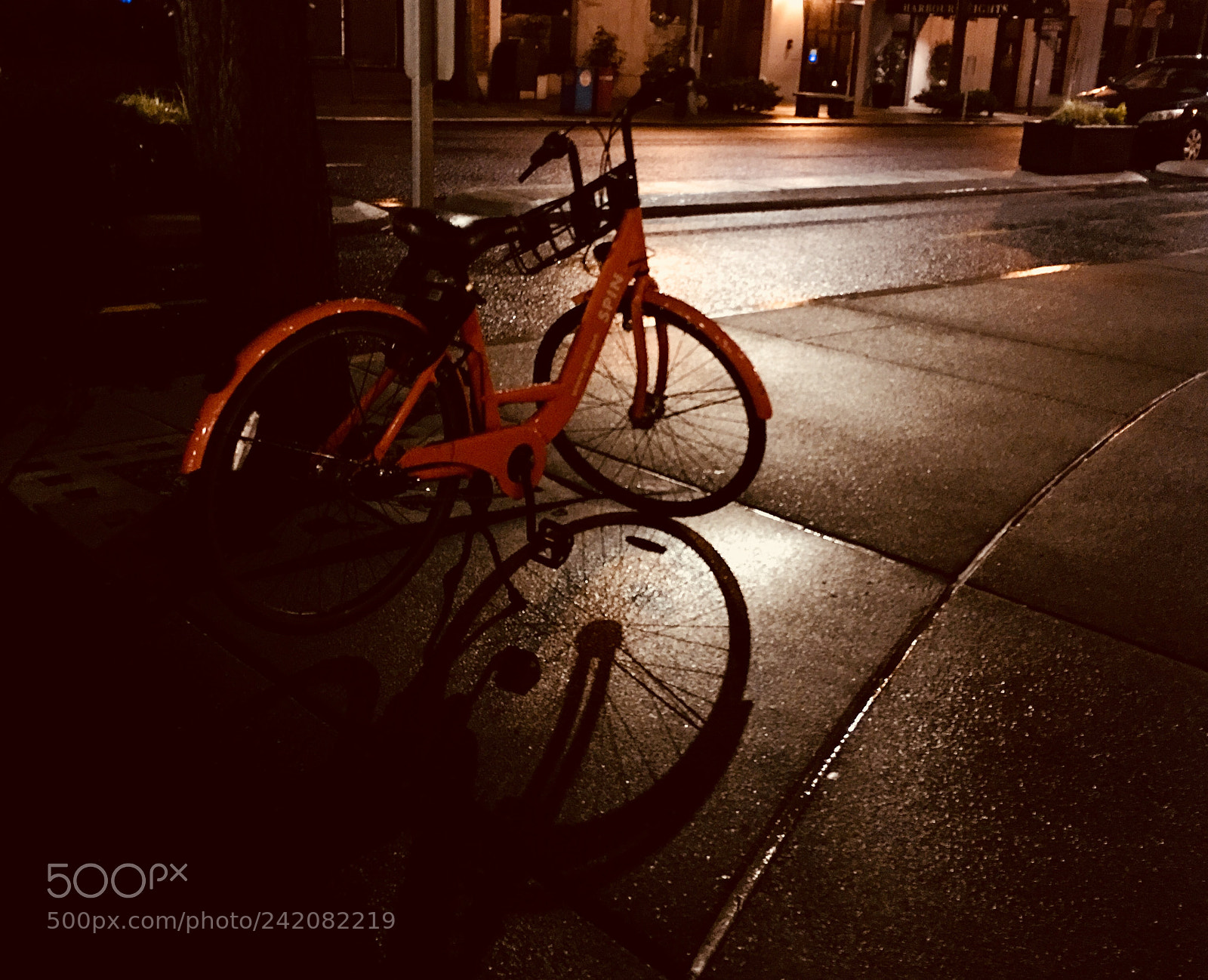 Apple iPhone 6s Plus sample photo. Orange bike on a photography