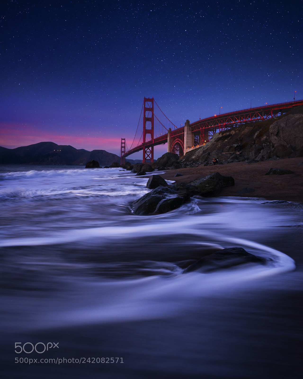 Sony a7R sample photo. Nightfall photography