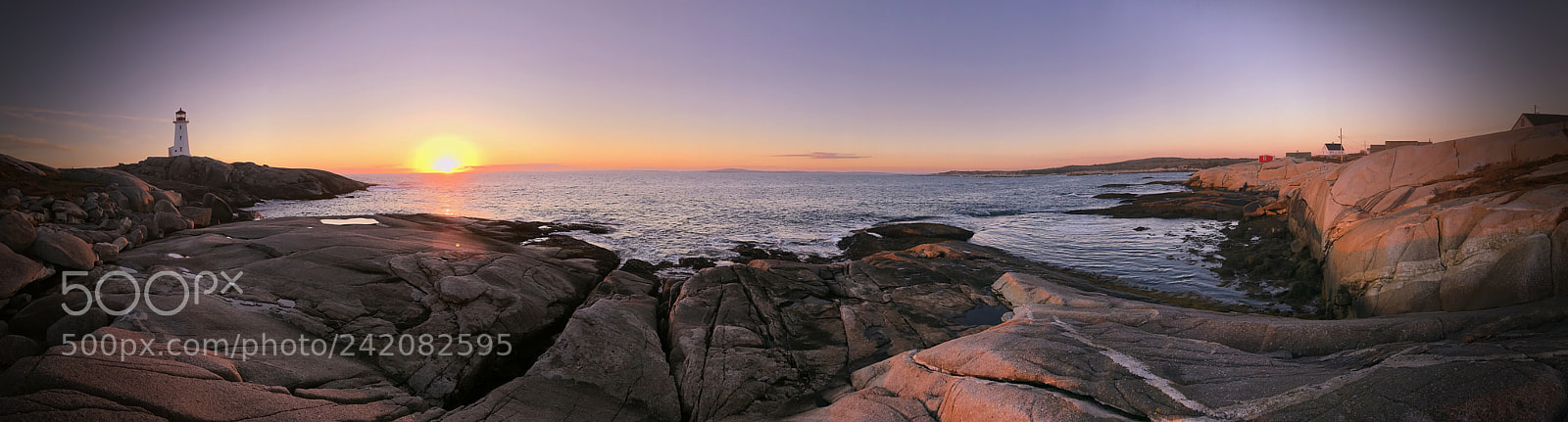 Apple iPhone 7 sample photo. Panorama of peggy's cove photography
