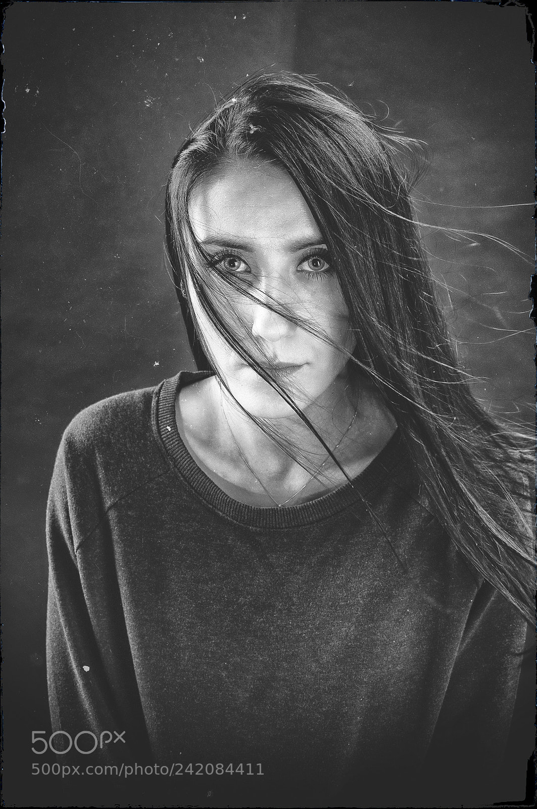 Nikon D300 sample photo. Aneta b&w photography