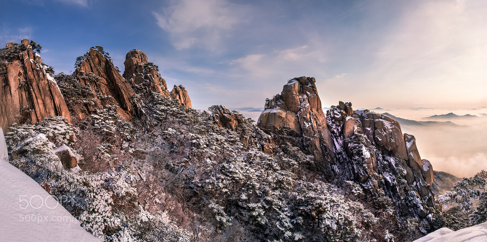 Nikon D800 sample photo. Winter in dobongsan. photography