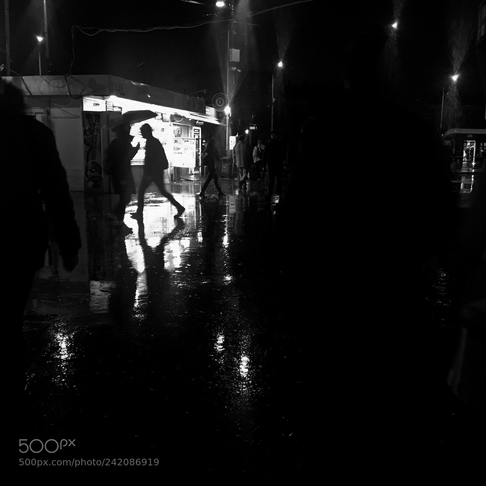 Apple iPhone 6s sample photo. Rainy night photography