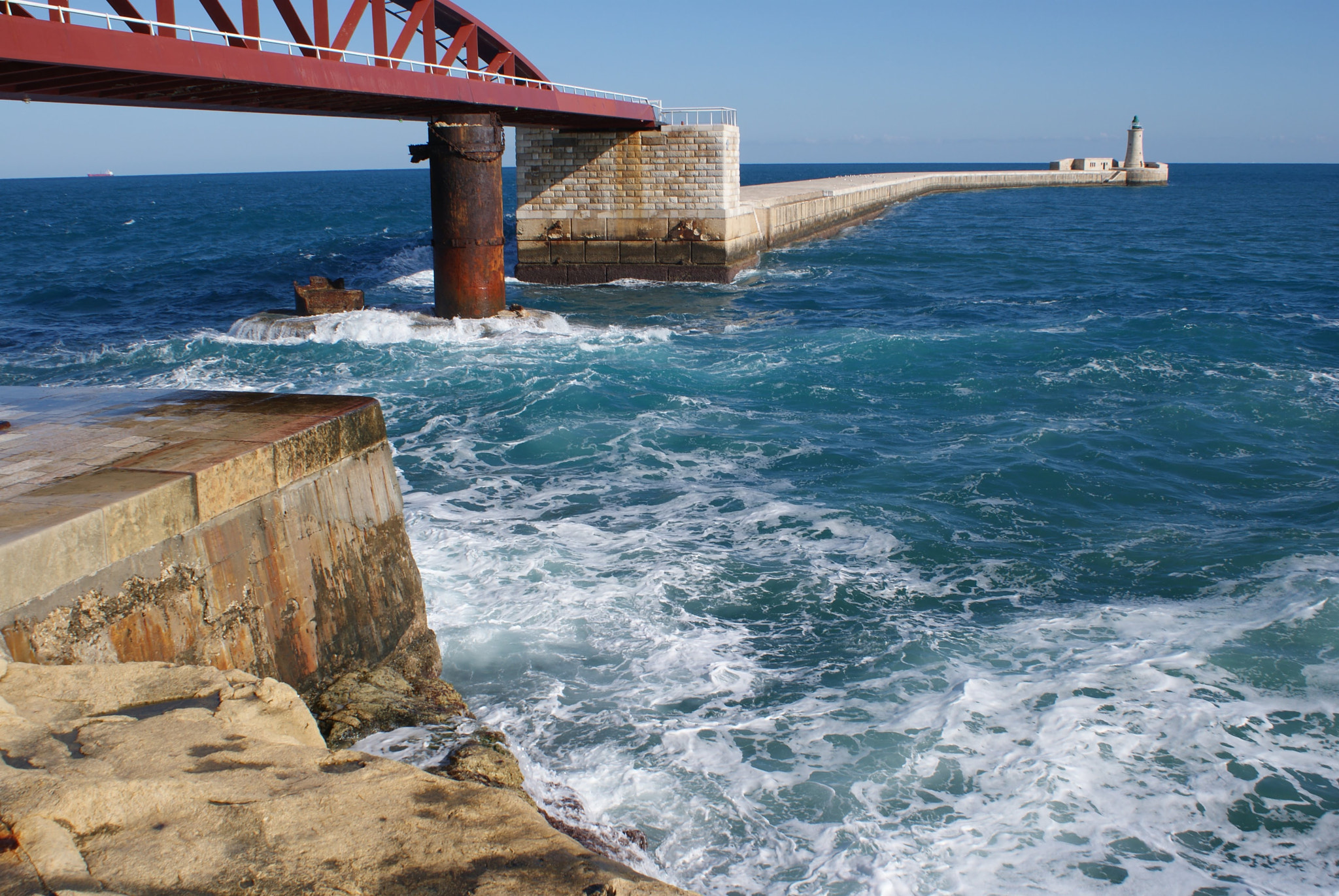 Sony Alpha DSLR-A300 sample photo. Pier photography