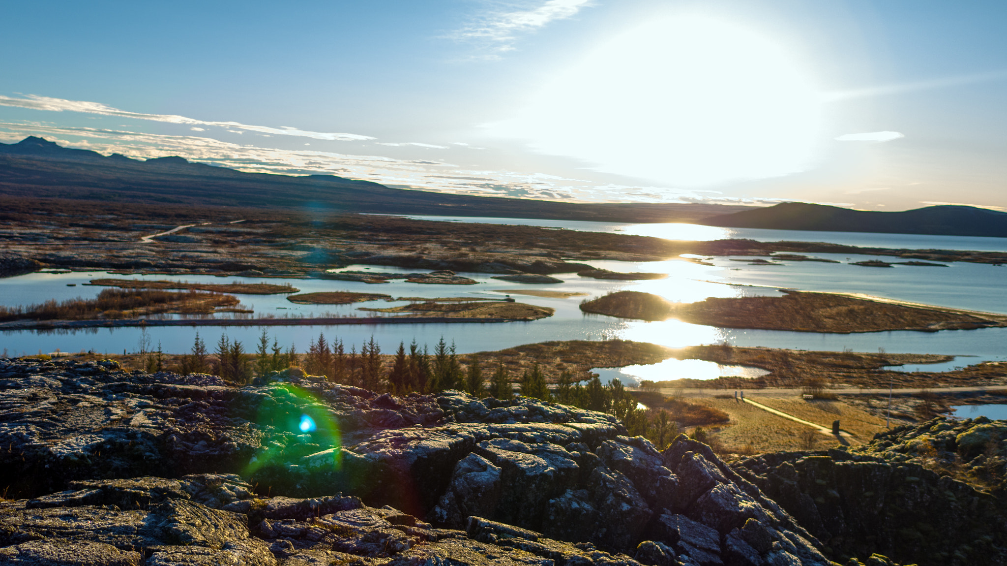 DJI OSMO PRO sample photo. Tranquil view at Þingvellir photography